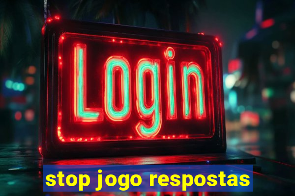 stop jogo respostas